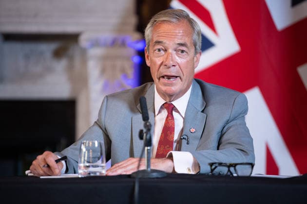 Reform UK Press Conference at The Royal Horseguards Hotel, London, UK - Mon 10 August 2026 Nigel Farage - Reform UK Leader speaks at a Reform UK Press Conference at The Royal Horseguards Hotel in London, England, UK on Monday 10 August, 2026., Credit:Justin Ng Avalon UK, England, London, The Royal Horseguards Hotel  Copyright: xJustinxNgx xAvalonx 1122073121