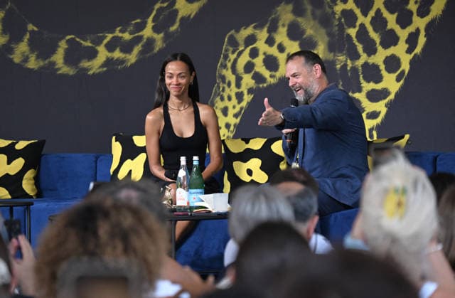 79th Locarno Film Festival - Zoe Saldana Receives Special Honorary Pardo - Switzerland Zoe Saldana receives the Special Honorary Pardo during the 79th Locarno Film Festival on August 10, 2026 in Locarno, Switzerland. Photo by Nick Zonna IPA ABACAPRESS.COM Locarno Switzerland  Copyright: xZonnaxNick IPA ABACAx