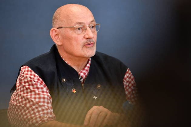 Die Landespressekonferenz der Saarländischen Parteien fand am Montag (10.08.2026) im Saarländischen Landtag in Saarbrücken statt. Im Bild: Christoph Schaufert, Stellvertretender Fraktionsvorsitzender der AfD. *** The Saarland State Press Conference of the Saarland political parties took place on Monday, August 10, 2026, at the Saarland State Parliament in Saarbrücken. Pictured is Christoph Schaufert, deputy parliamentary group leader of the AfD. bub