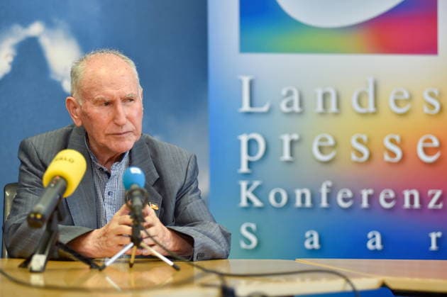 Die Landespressekonferenz der Saarländischen Parteien fand am Montag (10.08.2026) im Saarländischen Landtag in Saarbrücken statt. Im Bild: Josef Dörr Fraktionsvorsitzender der AfD. *** The Saarland State Press Conference of the Saarland political parties took place on Monday, August 10, 2026, at the Saarland State Parliament in Saarbrücken. Pictured: Josef Dörr, AfD parliamentary group leader. bub