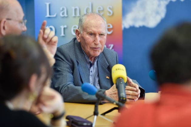 Die Landespressekonferenz der Saarländischen Parteien fand am Montag (10.08.2026) im Saarländischen Landtag in Saarbrücken statt. Im Bild: Josef Dörr Fraktionsvorsitzender der AfD. *** The Saarland State Press Conference of the Saarland political parties took place on Monday, August 10, 2026, at the Saarland State Parliament in Saarbrücken. Pictured: Josef Dörr, AfD parliamentary group leader. bub