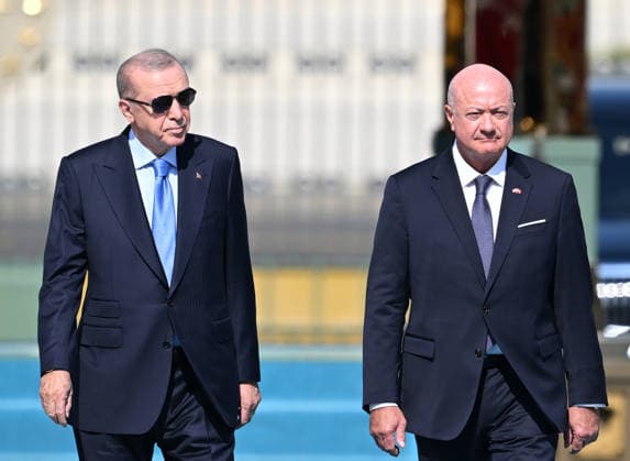 Recep Tayyip Erdogan - Christian Stocker meeting in Ankara ANKARA, TURKIYE - AUGUST 10 : Turkish President Recep Tayyip Erdogan welcomes Austrian Chancellor Christian Stocker with an official ceremony at the Presidential Complex in Ankara, Turkiye on August 10, 2026. Mehmet Ali Ozcan Anadolu Ankara Turkey. Editorial use only. Please get in touch for any other usage.  Copyright: x2026xAnadoluxMehmetxAlixOzcanx