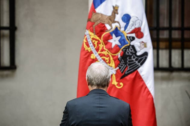 Santiago, August 10, 2026: President of the Republic José Antonio Kast presides over the signing of the constitutional reform bill as part of his Agenda Against Organized Crime and Terrorism (ACOT). Diego Martin Aton, Chile; Aton 1179539 jpeg  Copyright: DIEGOxMARTIN ATONxCHILE