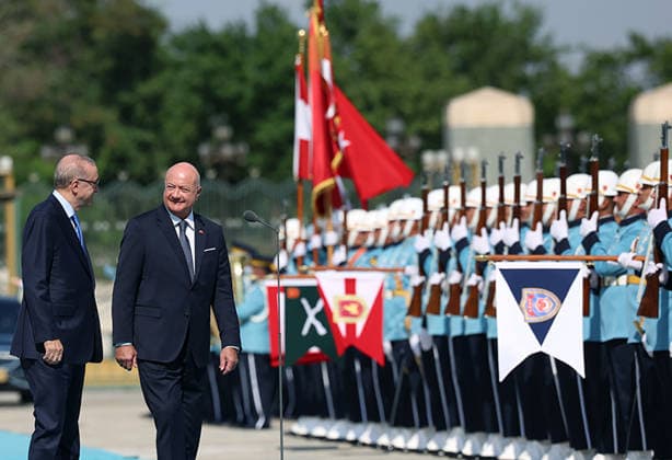 Turkish president receives Austrian chancellor during official Ankara visit Turkish President Recep Tayyip Erdogan receives Austrian Chancellor Christian Stocker at the Presidential Complex in Ankara, Turkey, during an official visit, on August 10, 2026. Photo by Turkish presidency apaimages Istanbul Istanbul Turkey 100826_Turkey_TPO_00(19) Copyright: xapaimagesxTurkishxpresidencyx xapaimagesx