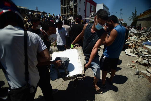 111 killed, 87 injured as magnitude 7.4 earthquake strikes Colombia CALI, COLOMBIA - AUGUST 10: Residents inspect damaged buildings after a magnitude 7.4 earthquake struck Colombia, killing at least 111 people and injuring 87 others, in Cali, Colombia, on August 10, 2026. According to authorities, around 1,500 properties have been affected across the country, while emergency crews continue search-and-rescue and damage-assessment operations. Edwin Rodriguez Pipicano Anadolu Cali Colombia. Editorial use only. Please get in touch for any other usage.  Copyright: x2026xAnadoluxEdwinxRodriguezxPipicanox