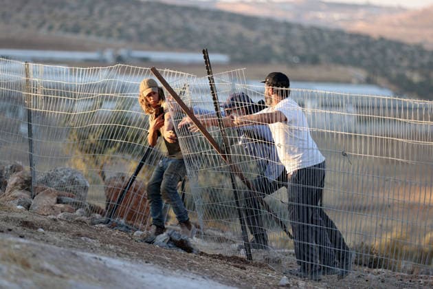 Israeli settlers raid village of Taybeh in Ramallah RAMALLAH, WEST BANK, PALESTINE - AUGUST 10 : Israeli settlers continue their raids on the Christian village of Taybeh, causing concern among local residents despite the Israeli army declaring the area a closed military zone, on August 10, 2026 in Ramallah, West Bank, Palestine. Issam Rimawi Anadolu Ramallah West Bank. Editorial use only. Please get in touch for any other usage.  Copyright: x2026xAnadoluxIssamxRimawix