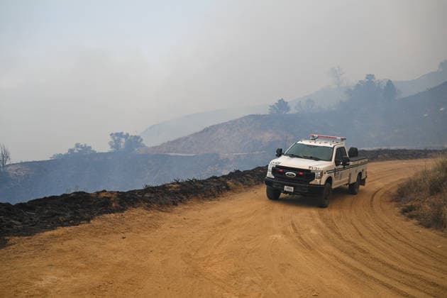 California s Timber Fire of wildfire in Big Sur grows BIG SUR, CALIFORNIA - AUG 10: A view of flames and smoke as Timber Fire of wildfire continues in Big Sur of California, United States on August 10, 2026. Tayfun Coskun Anadolu California United States. Editorial use only. Please get in touch for any other usage.  Copyright: x2026xAnadoluxTayfunxCoskunx