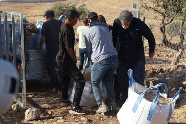 August 10, 2026, Ramallah, Palestine, State of: TAYBEH, PALESTINE Ã¢â‚¬ AUGUST 10, 2026: Israeli settlers attacked the Naif al-Kaabneh Bedouin community in the village of Taybeh. The community has been subjected to repeated attacks in recent months. About a month earlier, areas near the village cemetery and the ancient Church of St. George, also known as Al-Khader, were set on fire. The church, dating back to the fifth century AD, is one of the oldest Christian religious sites in Palestine. Taybeh is one of the few remaining Palestinian Christian villages in the occupied West Bank. The latest attack is part of a series of incidents affecting Palestinian communities in and around the village. Ramallah Palestine, State of  - ZUMAq101 20260810_zna_q101_093 Copyright: xSalmanxMohsenxAlkhatibx
