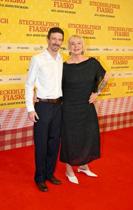 Oliver Berben, Rita Falk - Weltpremiere Steckerlfischfiasko Mathaeser Filmpalast in Muenchen - 10.August 2026 *** Oliver Berben, Rita Falk: World Premiere of *Steckerlfischfiasko* at the Mathaeser Filmpalast in Munich, August 10, 2026