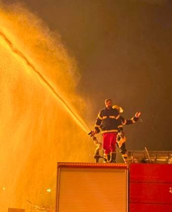 Fire breaks out at an oil depot in Tripoli TRIPOLI, LIBYA - AUGUST 11: (----EDITORIAL USE ONLY - MANDATORY CREDIT - LIBYAN NATIONAL SAFETY AUTHORITY HANDOUT - NO MARKETING NO ADVERTISING CAMPAIGNS - DISTRIBUTED AS A SERVICE TO CLIENTS----) Firefighters work to extinguish a fire at the Zawiya Oil Depot, west of Tripoli, Libya, on August 11, 2026. A fire broke out in one of the depot s diesel tanks after it was hit under circumstances that remain unknown, amid intensified clashes between armed groups in the surrounding area. Firefighting crews were dispatched to the site and continued efforts to bring the blaze under control. Libyan National Safety Authority Handout Anadolu Tripoli Libya. Editorial use only. Please get in touch for any o  Copyright: x2026xAnadoluxLibyanxNationalxSafetyxAuthority Handoutx
