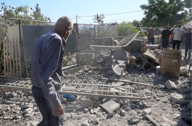 Israeli army demolishes a Palestinian home in Nablus, Palestine - 11 Aug 2026 People seen inspecting the house after it was demolished by Israeli forces. Israeli army demolished the home of a Palestinian accused of carrying out an armed attack that killed an Israeli soldier and a Jewish settler in the village of Tell. Nablus Palestine Copyright: xNasserxishatyehx xSOPAxImagesx Nishtayeh37