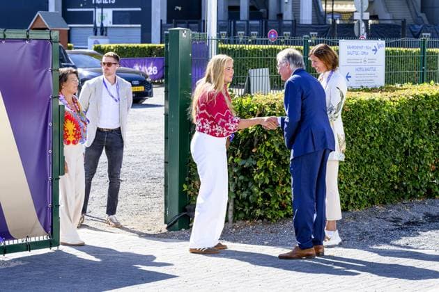 Aken, The Netherlands, 2026-08-11 11:03:27 AACHEN, 11-08-2026, Allianz Park Princess of Orange Princess Amalia attends the opening of the 2026 FEI World Championships in Aachen. The FEI World Championships is a large-scale global equestrian event where world titles are contested in all six equestrian disciplines: dressage, eventing, driving, para-dressage, show jumping, and vaulting. This year, the event is being organized in Aachen, which, like Rotterdam, is known for its Concours Hippique International Officiel (CHIO), and takes place at Allianz Park. PHOTO: NLBeeld Patrick van Emst Credit: NL Beeld Patrick van Emst  Copyright: xx x