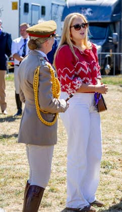 11-08-2026 Germany Princess Amalia attended the opening of the 2026 FEI World Championships in Aachen. The FEI World Championships is a global equestrian event where world titles are contested in dressage, eventing, driving, para-dressage, show jumping, and vaulting, held at Allianz Park. During the opening ceremony, the Royal Stables of Denmark, Great Britain, and the Netherlands presented themselves Â  Copyright: xPPEx
