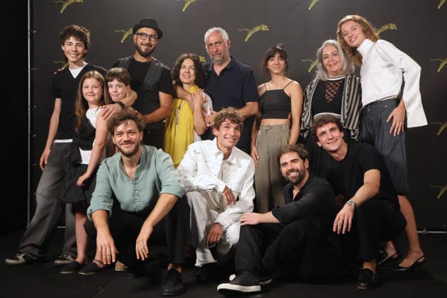 IPA87399488 - Locarno, Switzerland Locarno Film Festival 2026 Wandering Trees film photocall: director and cast In the photo: director, cast, and producer of the film  Copyright: xNickxZonnaxxcopyrightx x xNickxZonnax 87399488