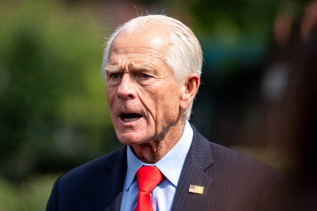 Peter Navarro Speaks To Members Of The Media - DC WASHINGTON, DC - AUGUST 11: Senior Counselor to the President for Trade and Manufacturing Peter Navarro speaks to members of the media at the White House, Tuesday, August 11, 2026, in Washington. Photo by Allison Robbert Pool ABACAPRESS.COM United States  Copyright: xPool ABACAx