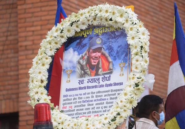 August 11, 2026, Kathmandu, Nepal: KATHMANDU, NEPAL Ã¢â‚¬ AUGUST 11, 2026: Relatives mourn at Tribhuvan International Airport as the remains of Nepali mountaineers Kilu Pemba Sherpa, Nima Sherpa and Gyalu Sherpa arrive in Kathmandu after being repatriated from Pakistan following the Broad Peak avalanche tragedy. The three climbers were among 10 members of an international expedition killed by an avalanche while ascending toward Camp 3 on Broad Peak, an 8,047-meter mountain in Pakistan s Karakoram Range. The tragedy also claimed the lives of renowned British-Nepali mountaineer Nirmal Nims Purja and climbers from China, Oman, the United States and Pakistan. Kathmandu Nepal - ZUMAq101 20260811_zna_q101_100 Copyright: xSafalxPrakashxShresthax