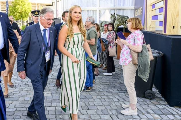 Aken, The Netherlands, 2026-08-11 18:02:42 AACHEN, 11-08-2026, Allianz Park Princess of Orange Princess Amalia attends the opening of the 2026 FEI World Championships in Aachen. The FEI World Championships is a large-scale global equestrian event where world titles are contested in all six equestrian disciplines: dressage, eventing, driving, para-dressage, show jumping, and vaulting. This year, the event is being organized in Aachen, which, like Rotterdam, is known for its Concours Hippique International Officiel (CHIO), and takes place at Allianz Park. PHOTO: NLBeeld Patrick van Emst Credit: NL Beeld Patrick van Emst  Copyright: xx x
