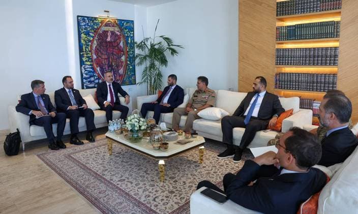 Turkish Foreign Minister Hakan Fidan in Tripoli TRIPOLI, LIBYA - AUGUST 11: (----EDITORIAL USE ONLY - MANDATORY CREDIT - TURKISH FOREIGN MINISTRY HANDOUT - NO MARKETING NO ADVERTISING CAMPAIGNS - DISTRIBUTED AS A SERVICE TO CLIENTS----) Turkish Foreign Minister Hakan Fidan meets with Ibrahim Dbeibeh, National Security Advisor to the Prime Minister of the Libyan Government of National Unity Abdul Hamid Dbeibeh, and his accompanying delegation in Tripoli, Libya on August 11, 2026. Turkish Foreign Ministry Anadolu Tripoli Libya. Editorial use only. Please get in touch for any other usage.  Copyright: x2026xAnadoluxTurkishxForeignxMinistryx