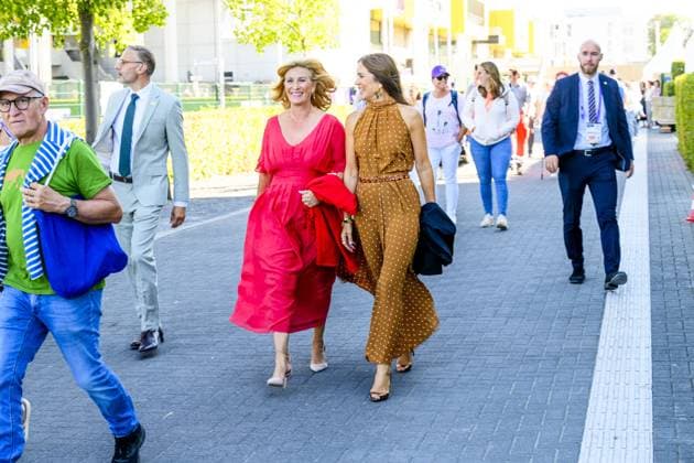 Royals At FEI World Championships Dinner - Aachen Crown Princess Mary of Denmark attends the opening of the 2026 FEI World Championships in Aachen, Germany on August 11, 2026, where world titles are contested across dressage, eventing, driving, para-dressage, show jumping, and vaulting disciplines, with the event held at Allianz Park. Photo by Patrick van Emst NLBeeld Bruno Press ABACAPRESS.COM Aachen Germany  Copyright: xBrunoxPress ABACAx