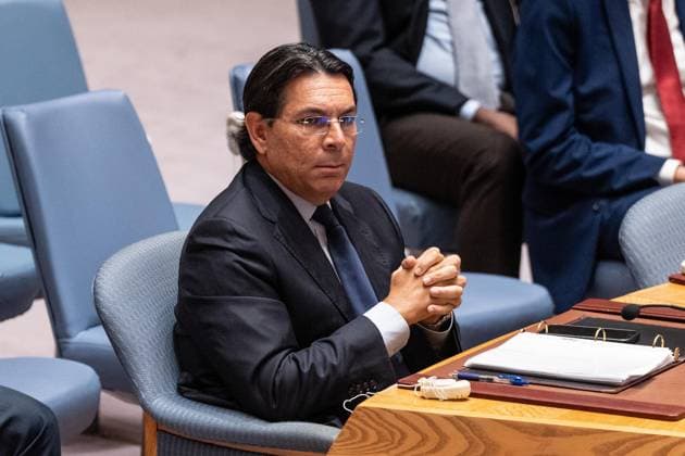 August 11, 2026, New York, New York, USA: Ambassador Danny Danon of Israel attends monthly Security Council Meeting on The situation in the Middle East, including the Palestinian question at UN Headquarters in New York, NY on August 11, 2026. New York USA - ZUMAr339 20260811_znp_r339_053 Copyright: xLevxRadinx