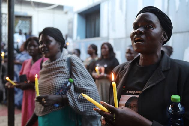 August 11, 2026, Juba, Ces Juba, South Sudan: As burial ceremonies take place in his hometown, staff of the Ministry of Petroleum of the Republic of South Sudan are bidding farewell to their late colleague, Hon. Mayen Wol Jong, who passed away on 4 August 2026 at Aga Khan University Hospital in Nairobi, Kenya...Hon. Mayen Wol Jong was an illustrious South Sudanese lawyer, statesman, and senior public servant. He passed away following multiple organ failure resulting from complications after heart surgery...At the time of his death, he was serving as Senior Technical Advisor and Chairman of the Board of Directors of the Geo Physical Company, a state owned enterprise under the Ministry of Petroleum of the Republic of South Sudan. Juba Sout - ZUMAb132 20260811_zip_b132_007 Copyright: xSamirxBolx