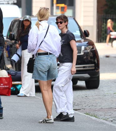 Kristen Stewart and Dylan Meyer out in New York Actress Kristen Stewart and her wife partner Dylan Meyer are smiling and enjoying to be together in New York, NY on August 11, 2026. Photo by Dylan Travis ABACAPRESS.COM New York NY  Copyright: xDylanxTravis ABACAx