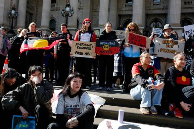 August 12, 2026, Melbourne, Australia: MELBOURNE, AUSTRALIA Ã¢â‚¬ AUGUST 12, 2026: Hundreds of people gather in Melbourne to protest the Victorian Government s Corrections Amendment Bill 2026, legislation critics have dubbed the No Air in Prison Bill. The proposed law follows a 2026 Supreme Court of Victoria ruling concerning prisoners statutory right to spend at least one hour each day in the open air. Human rights organisations, legal groups and community advocates argue the bill would make access to outdoor time subject to operational considerations, raising concerns about the rights and welfare of people in custody. Melbourne Australia - ZUMAq101 20260812_zna_q101_033 Copyright: xYexMyoxKhantx