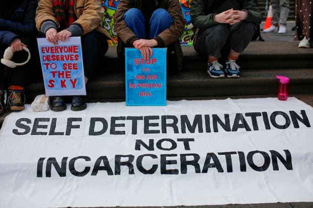 August 12, 2026, Melbourne, Australia: MELBOURNE, AUSTRALIA Ã¢â‚¬ AUGUST 12, 2026: Hundreds of people gather in Melbourne to protest the Victorian Government s Corrections Amendment Bill 2026, legislation critics have dubbed the No Air in Prison Bill. The proposed law follows a 2026 Supreme Court of Victoria ruling concerning prisoners statutory right to spend at least one hour each day in the open air. Human rights organisations, legal groups and community advocates argue the bill would make access to outdoor time subject to operational considerations, raising concerns about the rights and welfare of people in custody. Melbourne Australia - ZUMAq101 20260812_zna_q101_037 Copyright: xYexMyoxKhantx