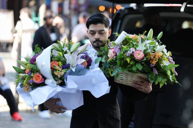 French DJ Kavinsky Funeral in Montmartre - Paris during the funeral ceremony for French DJ Vincent Belorgey, better known by his stage name Kavinsky at Saint-Pierre-de-Montmartre Church, perched atop Montmartre hill in the 18th arrondissement of Paris, France on August 12, 2026. Photo by Raphael Lafargue ABACAPRESS.COM Paris Ile-de-France France  Copyright: xLafarguexRaphael ABACAx