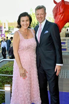 Dorothee Bär mit Ehemann Oliver Bär bei der Media Night der FEI World Championships Aachen 2026 im Champions Circle am Reitstadion. Aachen, 11.08.2026 *** Dorothee Bär with her husband Oliver Bär at the Media Night for the 2026 FEI World Championships Aachen in the Champions Circle at the Aachen Equestrian Stadium, August 11, 2026 Foto:xC.xAdolph xFuturexImagex fei_6830