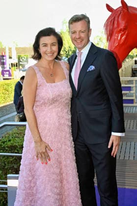 Dorothee Bär mit Ehemann Oliver Bär bei der Media Night der FEI World Championships Aachen 2026 im Champions Circle am Reitstadion. Aachen, 11.08.2026 *** Dorothee Bär with her husband Oliver Bär at the Media Night for the 2026 FEI World Championships Aachen in the Champions Circle at the Aachen Equestrian Stadium, August 11, 2026 Foto:xC.xAdolph xFuturexImagex fei_6831