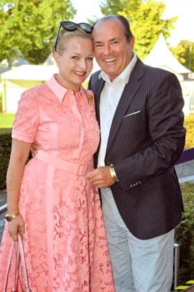 Wolfram Kons mit Ehefrau Alexa Apermann bei der Media Night der FEI World Championships Aachen 2026 im Champions Circle am Reitstadion. Aachen, 11.08.2026 *** Wolfram Kons with his wife Alexa Apermann at the Media Night for the 2026 FEI World Championships Aachen in the Champions Circle at the Aachen Equestrian Stadium, August 11, 2026 Foto:xC.xAdolph xFuturexImagex fei_6965