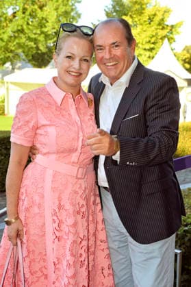 Wolfram Kons mit Ehefrau Alexa Apermann bei der Media Night der FEI World Championships Aachen 2026 im Champions Circle am Reitstadion. Aachen, 11.08.2026 *** Wolfram Kons with his wife Alexa Apermann at the Media Night for the 2026 FEI World Championships Aachen in the Champions Circle at the Aachen Equestrian Stadium, August 11, 2026 Foto:xC.xAdolph xFuturexImagex fei_6966