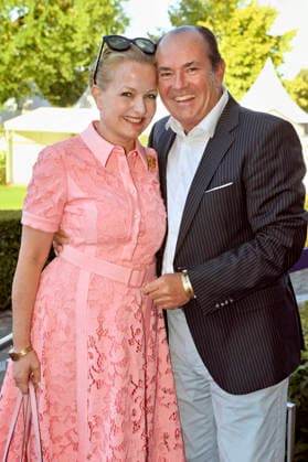 Wolfram Kons mit Ehefrau Alexa Apermann bei der Media Night der FEI World Championships Aachen 2026 im Champions Circle am Reitstadion. Aachen, 11.08.2026 *** Wolfram Kons with his wife Alexa Apermann at the Media Night for the 2026 FEI World Championships Aachen in the Champions Circle at the Aachen Equestrian Stadium, August 11, 2026 Foto:xC.xAdolph xFuturexImagex fei_6967