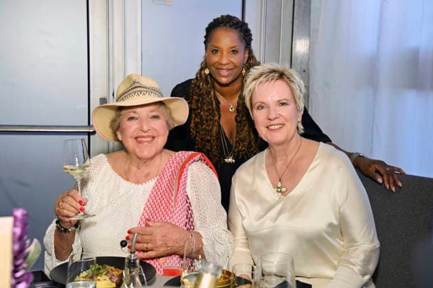 Marie-Luise Marjan, Liz Baffoe und Birgit Lechtermann bei der Media Night der FEI World Championships Aachen 2026 im Champions Circle am Reitstadion. Aachen, 11.08.2026 *** Marie Luise Marjan, Liz Baffoe, and Birgit Lechtermann at the Media Night for the 2026 FEI World Championships Aachen in the Champions Circle at the Aachen Equestrian Stadium, August 11, 2026 Foto:xC.xAdolph xFuturexImagex fei_6998