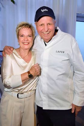 Birgit Lechtermann und Johann Lafer bei der Media Night der FEI World Championships Aachen 2026 im Champions Circle am Reitstadion. Aachen, 11.08.2026 *** Birgit Lechtermann and Johann Lafer at the Media Night for the 2026 FEI World Championships Aachen in the Champions Circle at the Aachen Equestrian Stadium, August 11, 2026 Foto:xC.xAdolph xFuturexImagex fei_7007