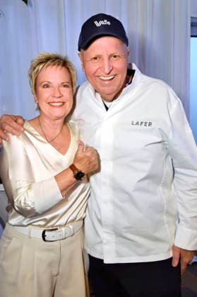 Birgit Lechtermann und Johann Lafer bei der Media Night der FEI World Championships Aachen 2026 im Champions Circle am Reitstadion. Aachen, 11.08.2026 *** Birgit Lechtermann and Johann Lafer at the Media Night for the 2026 FEI World Championships Aachen in the Champions Circle at the Aachen Equestrian Stadium, August 11, 2026 Foto:xC.xAdolph xFuturexImagex fei_7008