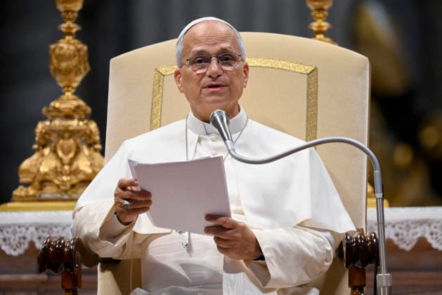 ITALY - POPE LEO XIV DURING THE WEEKLY GENERAL AUDIENCE IN ST PETER S BASILICA IN THE VATICAN- 2026 8 12 Italy, Rome, Vatican, 2026 8 12 Pope Leo XIV during the weekly general audience in St Peter s Basilica at the Vatican EDITORIAL USE ONLY - NO BOOKS Copyright: xALESSIAxGIULIANIx