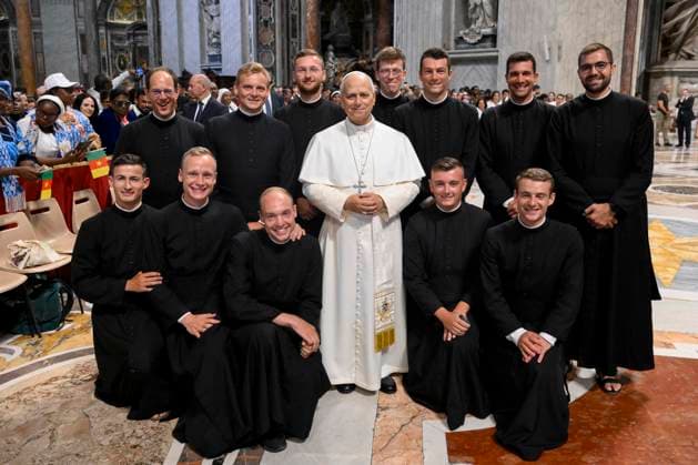 ITALY - POPE LEO XIV DURING THE WEEKLY GENERAL AUDIENCE IN ST PETER S BASILICA IN THE VATICAN- 2026 8 12 Italy, Rome, Vatican, 2026 8 12 Pope Leo XIV during the weekly general audience in St Peter s Basilica at the Vatican EDITORIAL USE ONLY - NO BOOKS Copyright: xALESSIAxGIULIANIx