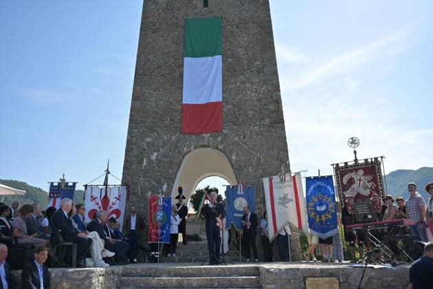 August 12, 2026, Saint Anna Of Stazzema, Lucca, Italy: 82nd Anniversary of the Sant Anna di Stazzema Massacre, attended by Giuseppe Conte, former Prime Minister, Antonio Tajani, Vice President of the Council, Eugenio Giani, President of the Tuscany Region, and the Mayor of Stazzema, Maurizio Verona, Sant Anna di Stazzema, 12 08 2026 Saint Anna Of Stazzema Italy  - ZUMAa289 20260812_zia_a289_058 Copyright: xStefanoxDallexLuchex xAgfx