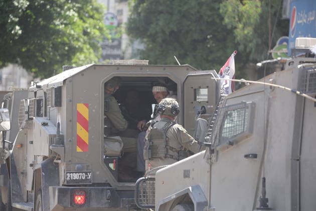 Israeli Forces Raid Balata Refugee Camp Near Nablus Israeli forces deploy during a military operation in Balata refugee camp, east of the West Bank city of Nablus, on August 12, 2026. Israeli forces also raid the camp’s central market during the operation. Photo by Mohammed Nasser apaimages Nablus West Bank Palestinian Territory 120826_Nablus_MN_00(15) Copyright: xapaimagesxMohammedxNasserx xapaimagesx