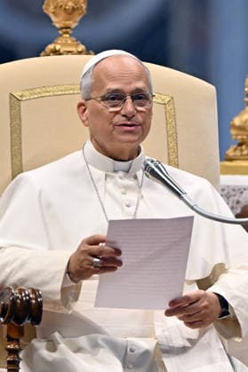 ITALY - POPE LEO XIV DURING THE WEEKLY GENERAL AUDIENCE IN ST PETER S BASILICA IN THE VATICAN- 2026 8 12 Italy, Rome, Vatican, 2026 8 12 Pope Leo XIV during the weekly general audience in St Peter s Basilica at the Vatican EDITORIAL USE ONLY - NO BOOKS Copyright: xALESSIAxGIULIANIx