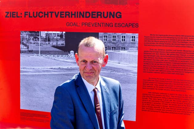 Berlin,12.08.2026,Brandenburger Tor,Platz des 18.März,65 Jahre Mauerbau:Temporärer Erinnerungsort mit großformatiger Installation und Open-Air-Ausstellung von Kulturprojekte Berlin und Stiftung Berliner Mauer.Prof. Dr. Axel Klausmeier *** Berlin, August 12, 2026, Brandenburg Gate, Platz des 18. März, 65th Anniversary of the Construction of the Berlin Wall: A temporary memorial site featuring a large-scale installation and an open-air exhibition by Kulturprojekte Berlin and the Berlin Wall Foundation, Prof. Dr. Axel Klausmeier