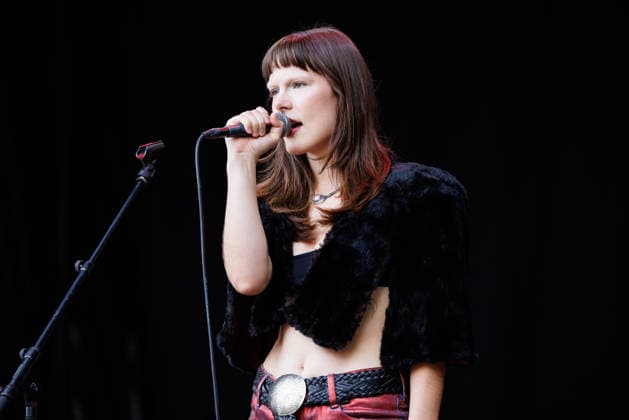 Fuzzycat Organ Quartet live at Oyafestivalen 2026 Oslo, Norway. 12th, August 2026. The Norwegian band Fuzzycat Organ Quartet performs a live concert during the Norwegian music festival Oyafestivalen 2026 in Oslo. Here vocalist Synne Hellebo is seen live on stage Norway, Oslo  Copyright: xGonzalesxPhoto KetilxMartinsenx