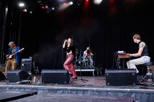 Fuzzycat Organ Quartet live at Oyafestivalen 2026 Oslo, Norway. 12th, August 2026. The Norwegian band Fuzzycat Organ Quartet performs a live concert during the Norwegian music festival Oyafestivalen 2026 in Oslo. Here vocalist Synne Hellebo is seen live on stage Norway, Oslo  Copyright: xGonzalesxPhoto KetilxMartinsenx