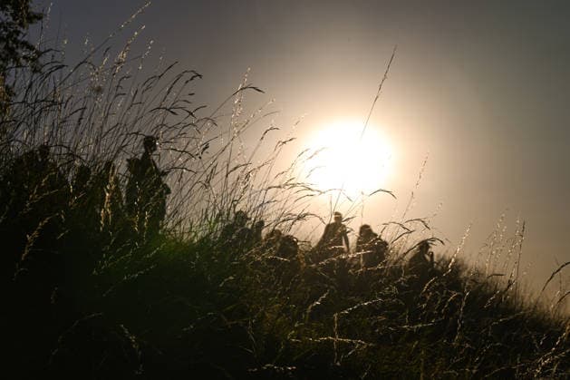 Hundreds Gather At Krakow s Historic Krakus Mound To Watch Solar Eclipse KRAKOW, POLAND - AUGUST 12: People gather on top of the Krakus Mound (Kopiec Krakusa) to watch a solar eclipse on August 12, 2026 in Krakow, Poland. Hundreds of residents and tourists ascended the historic prehistoric mound, which offers panoramic views of the city, equipped with protective eyewear and telescopes to witness the rare celestial event. Krakow Poland  Copyright: xArturxWidakx originalFilename: widak-hundreds260812_npu9Y.jpg