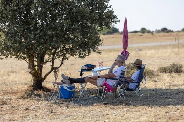 Sigüenza and Guadalajara Watch the 2026 Total Solar Eclipse Several people await the 2026 total solar eclipse, scheduled for August 12, 2026, in Sigüenza, Guadalajara, Castilla-La Mancha, Spain. This is the first total solar eclipse visible from the Iberian Peninsula in over a century. The path of totality crosses Spain from west to east and passes through numerous provincial capitals, from which observers will be able to catch a glimpse of the first event in the so-called trio of eclipses, since on August 2, 2027, another total eclipse will cross Spain, and on January 26, 2028, an annular eclipse will occur. AUGUST 12, 2026 SOLAR ECLIPSE TOTAL ECLIPSE PARTIAL MOON GLASSES Ananda Manjó Sigüenza, Guadalajara, Castile Sigüenza, Guadalajara  Copyright: xAnandaxManjonx 7711493