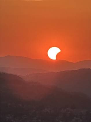 Partial solar eclipse observed in Sarajevo SARAJEVO, BOSNIA AND HERZEGOVINA - AUGUST 12: A view of a partial solar eclipse in Sarajevo, Bosnia and Herzegovina, on August 12, 2026 Muhammed Enes Yildirim Anadolu Sarajevo Bosnia and Herzegovina. Editorial use only. Please get in touch for any other usage.  Copyright: x2026xAnadoluxMuhammedxEnesxYildirimx