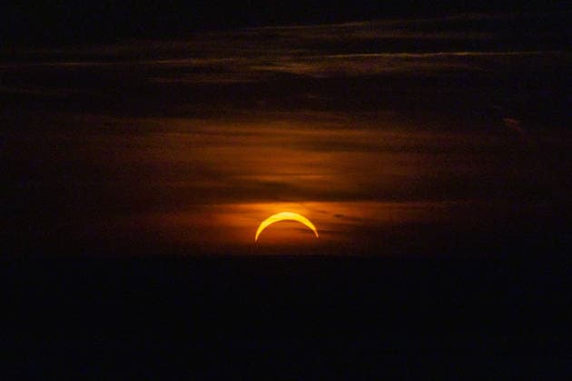 Partial solar eclipse in Pritluky, Czech Republic, August 12, 2026. (CTKxPhoto RichardxSkoumal) CTKPhotoP2026081207116  CTKPhotoP2026081207116