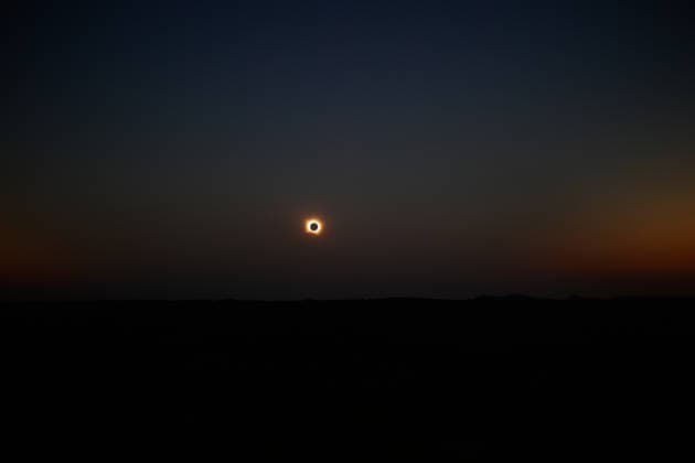 The Perfect Alignment Of The Moon And The Sun During The Total Solar Eclipse Of 2026 View of the total solar eclipse over the rugged mountain peaks of Els Ports Natural Park near Horta de Sant Joan. The solar corona is visible in the sky during totality over the Mediterranean mountain wilderness in Horta de Sant Joan, Spain, on August 12, 2026. Horta de Sant Joan Catalonia Spain  Copyright: xJoanxCrosx originalFilename: cros-notitle260812_npat0.jpg